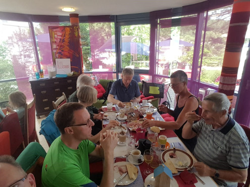 Und zum Schluss noch das gemeinsame Morgenessen