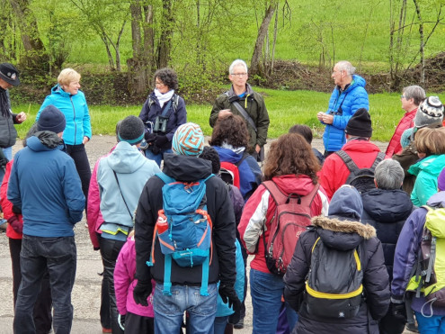 Gespanntes Warten auf die Exkursion