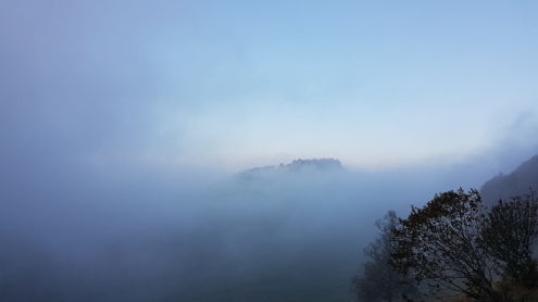Fast schon mystische Stimmung auf dem Weg zur Ulmethöchi