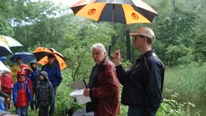 Toni Waldner mit seinem 'Schirmherrn' Roger Furler