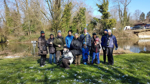 Gruppenbild mit den Teilnehmenden des Naturbummels