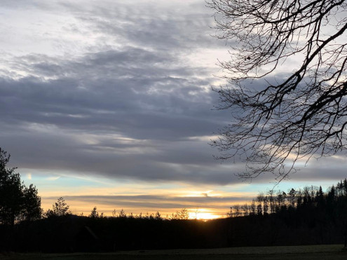 Schöne Morgenstimmung auf dem Murenberg