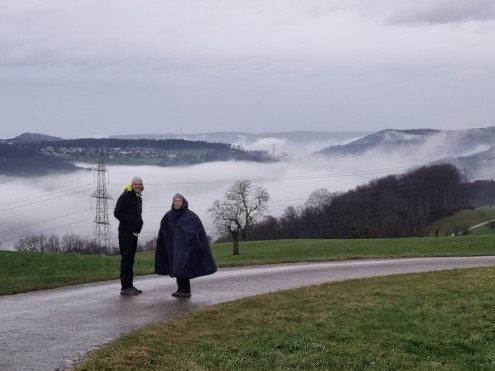 Nebelmeer über Bubendorf