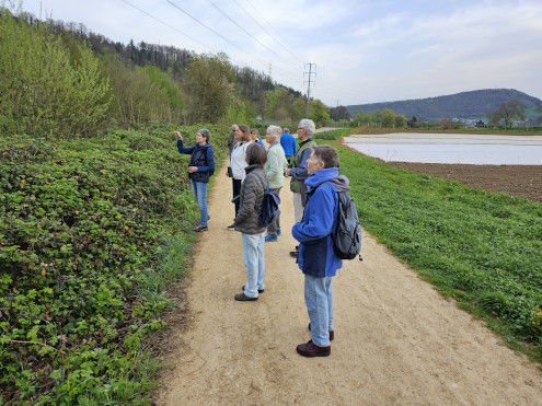 Dort drüben sitzt sie