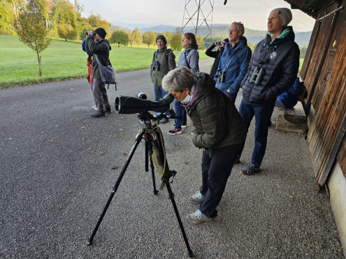 Beobachtungshalt bei der unteren Schutzhütte