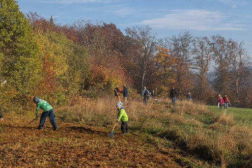 Auch die Jugend war mit grossem Einsatz dabei