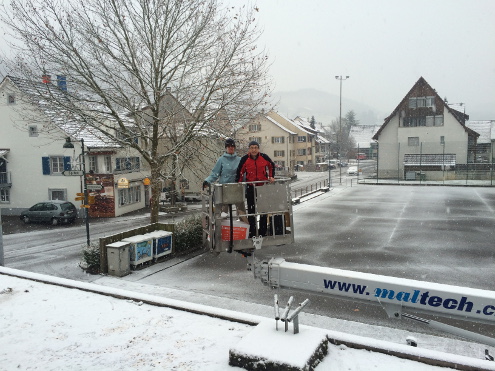 Demontage Schwalbennester MZH 28.11.2015