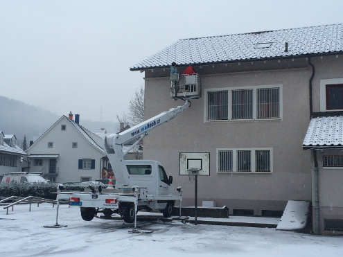 Demontage Schwalbennester MZH 28.11.2015