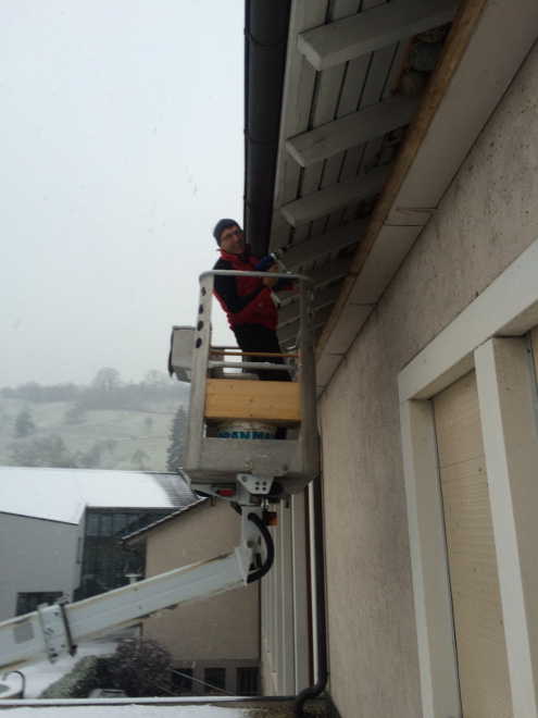 Demontage Schwalbennester MZH 28.11.2015