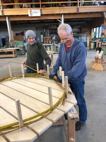 Praktische Naturschutzarbeit macht Spass