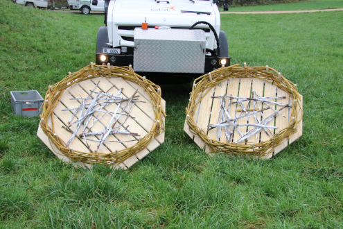 Die vorbereiteten Plattformen