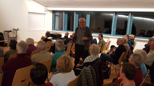 Referent Kurt Mohler ist mit Leib und Seele dabei