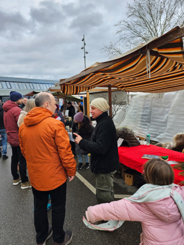 Unsere Arbeiten wurden den Besuchern vorgestellt